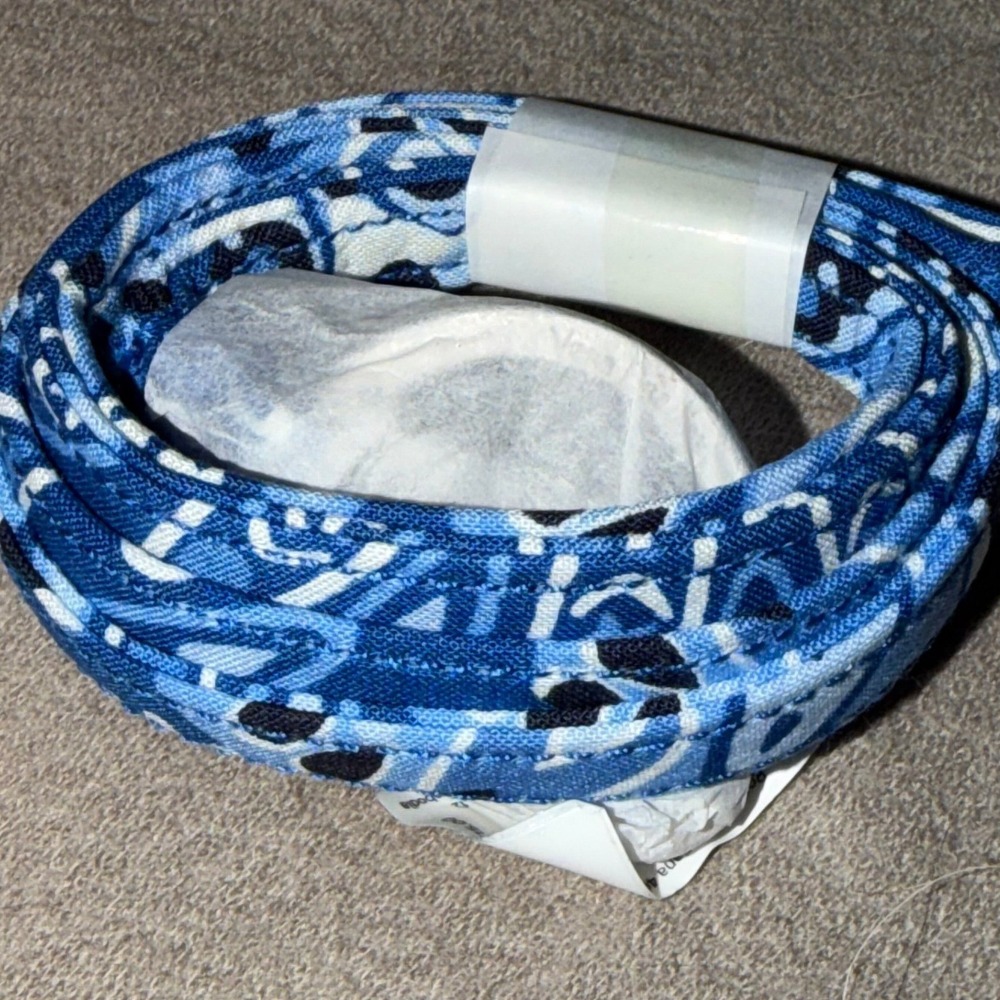 Vera Bradley Lanyard Blue Star Medallion Cotton ID Key Neck Strap 24166-R91 NEW